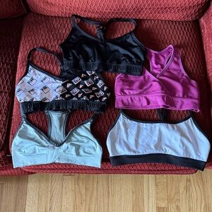 PINK Victoria's Secret Sports Bras - Black, Pink, Gray, White